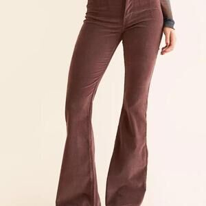 We The Free Women's Brown and Burgundy Trousers
